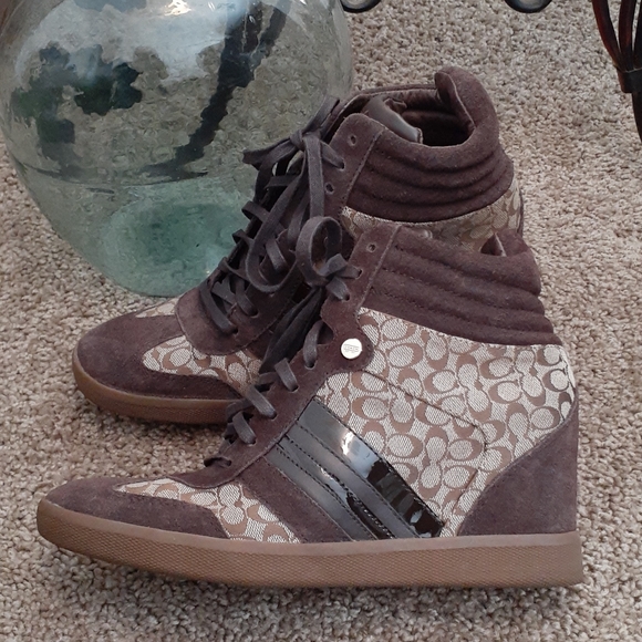 Coach Shoes - NWOT Coach Alara Wedge Sneakers